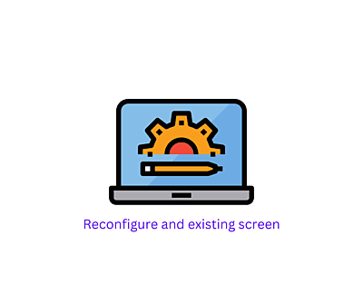 Configuring a screen