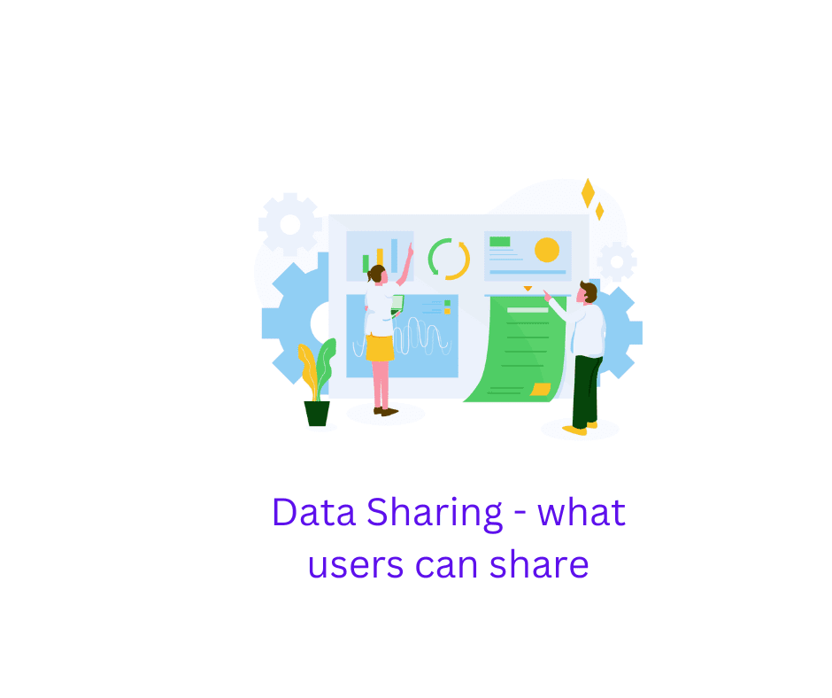 Data Sharing - defining how data can be shared Data Sharing - defining how data can be shared