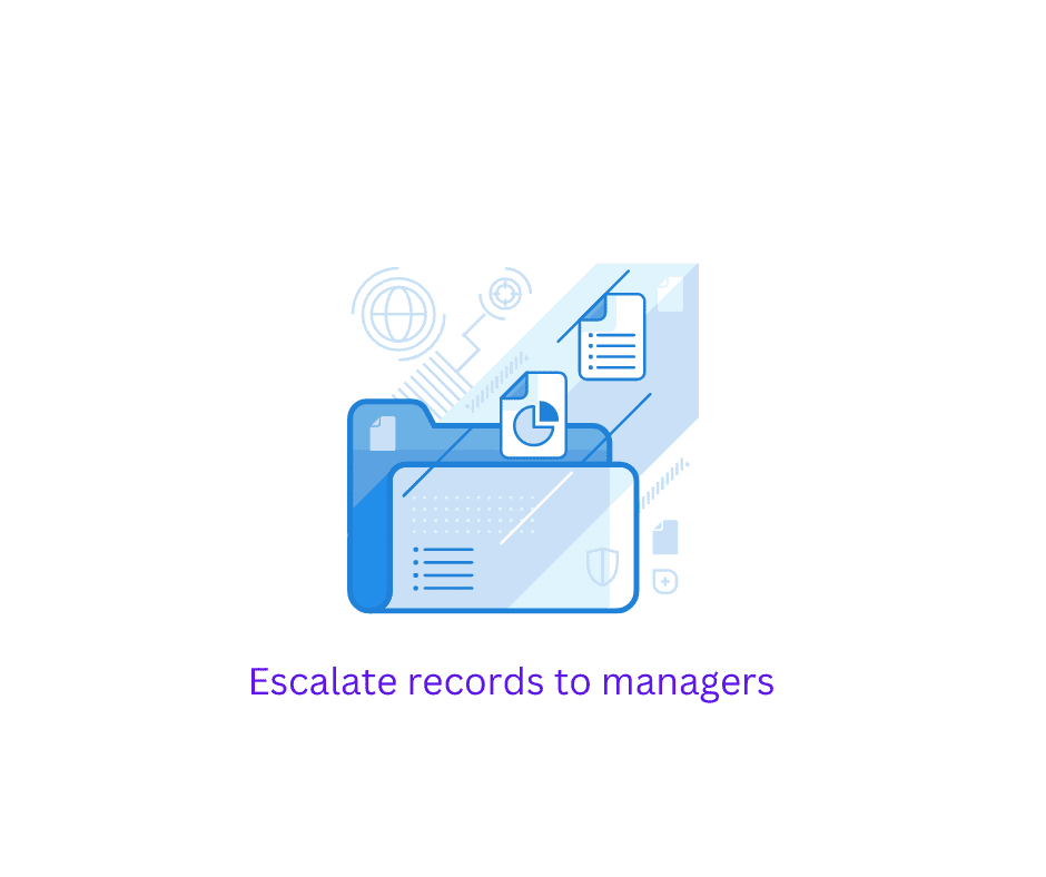 Automatically escalate records to managers Automatically escalate records to managers