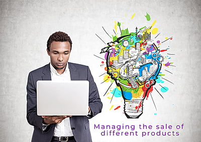 How do you track sales of different types of products